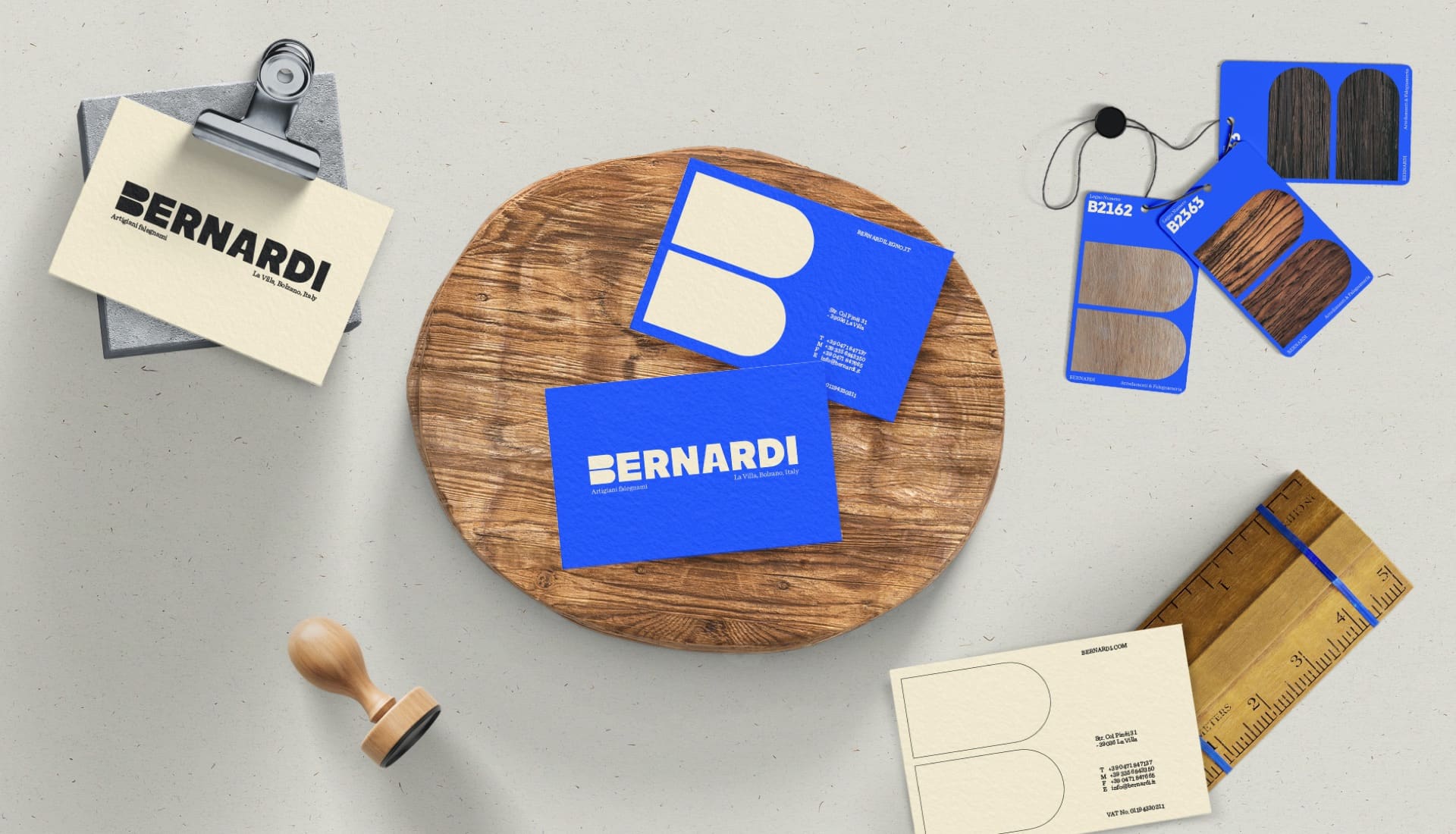 Bernardi - Strategy development, corporate Identity, print design